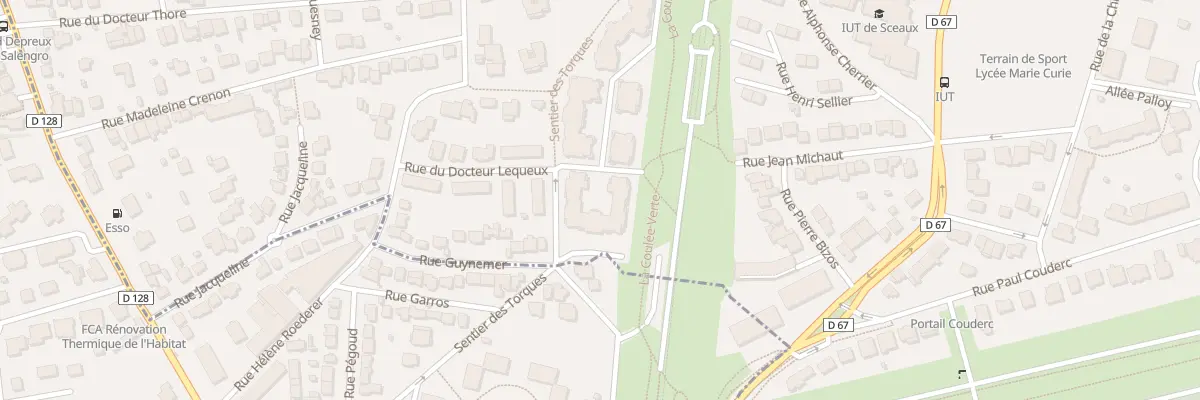 Plan du 7 Chemin du Ru d’Aulnay à Sceaux