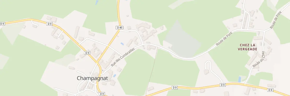 Plan du 6 Rue des Combrailles à Champagnat