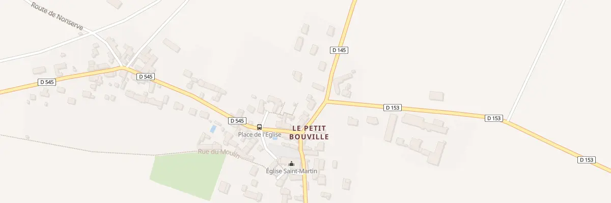 Plan du 1T Rte de la Ferté-alais à Bouville
