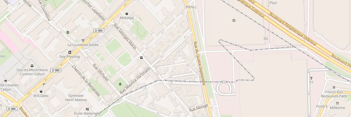 Plan du 7 All Jean Nicot à Issy-les-Moulineaux