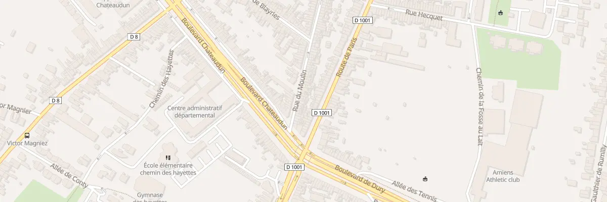 Plan du 169 Rue du Moulin à Amiens
