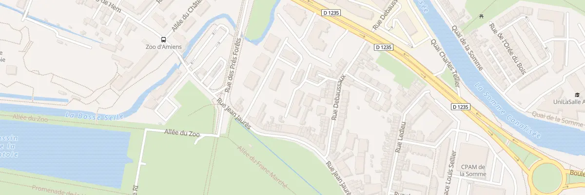Plan du 104 Rue Jean Jaurès à Amiens