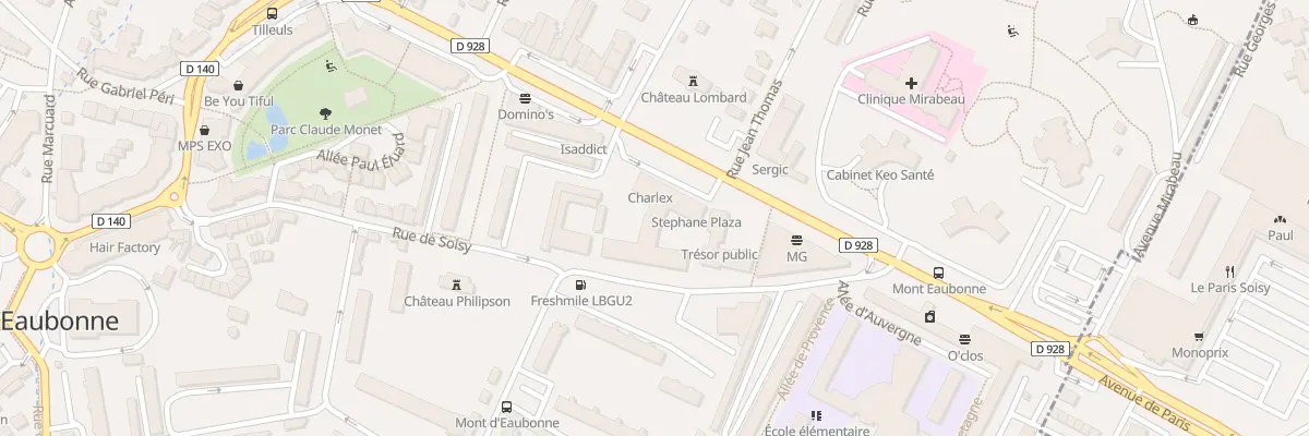Plan du 40 Av de Paris à Eaubonne