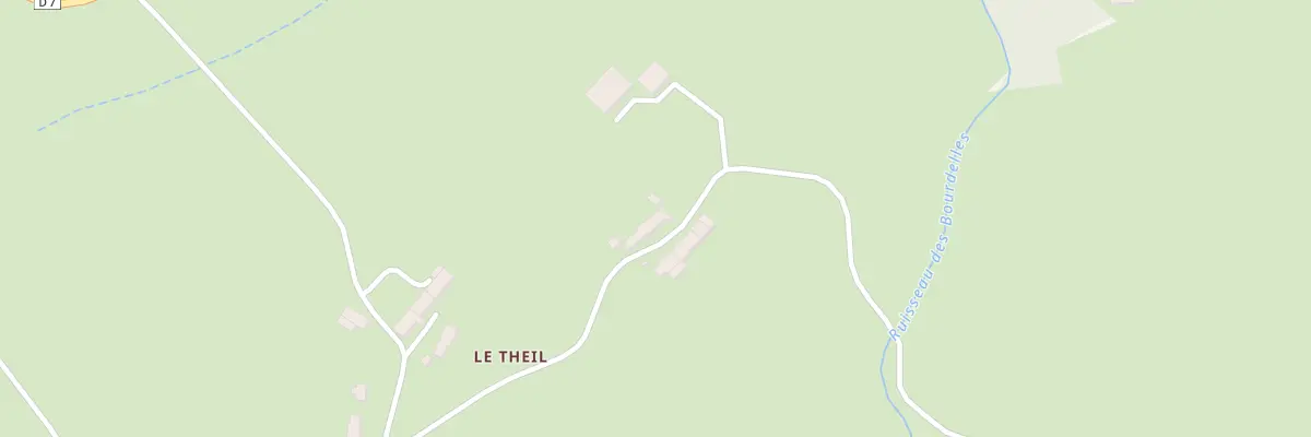 Plan du 12 Le Theil à Bord-Saint-Georges