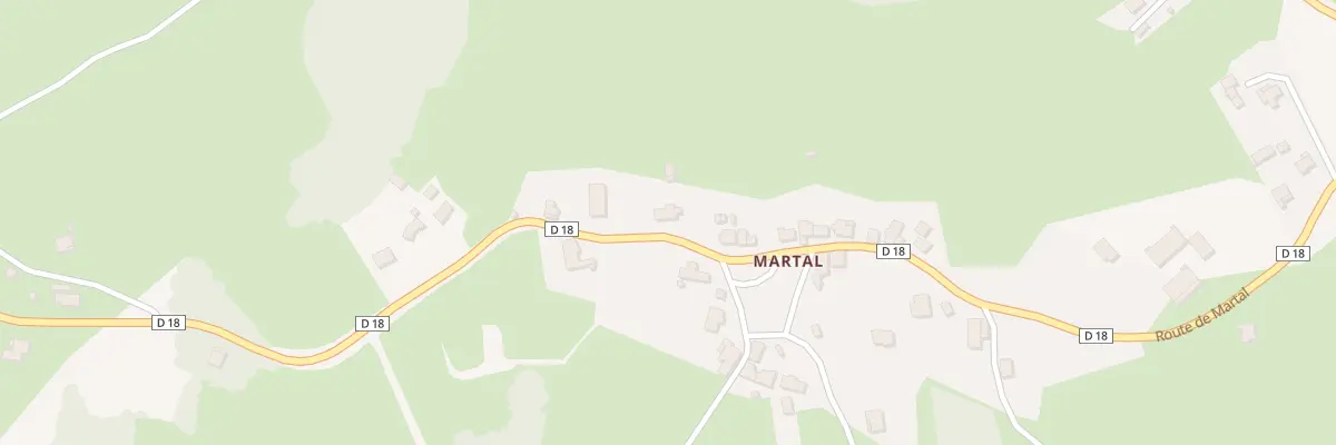 Plan du 11 Rte de Martal à Labrousse