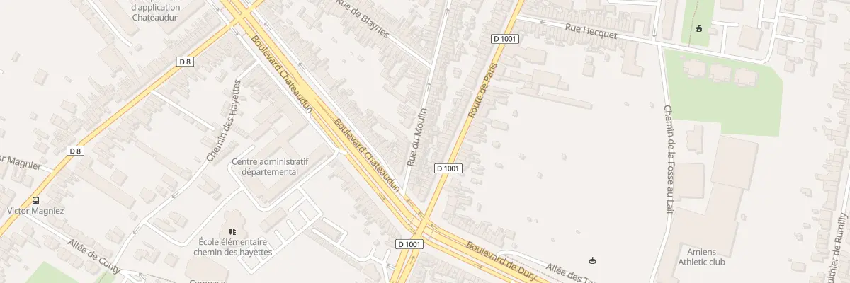 Plan du 163 Rue du Moulin à Amiens