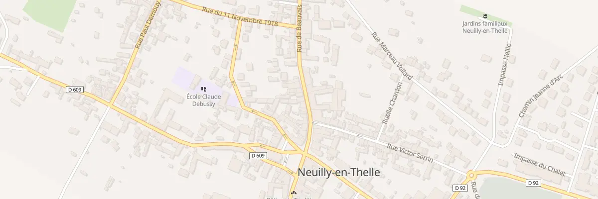 Plan du 19 Rue de Beauvais à Neuilly-en-Thelle