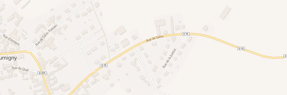 Plan du 1 Che de la Bachy à Rumigny