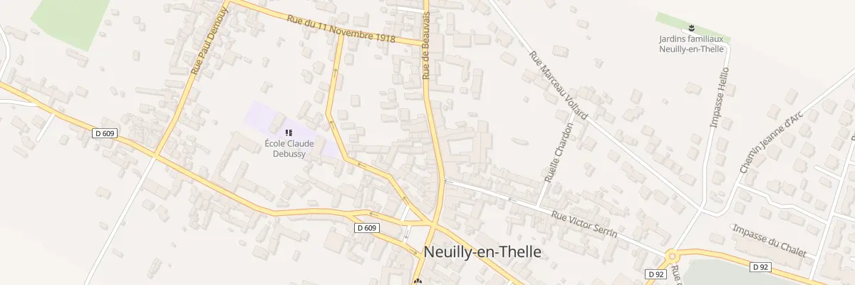 Plan du 21 Rue de Beauvais à Neuilly-en-Thelle