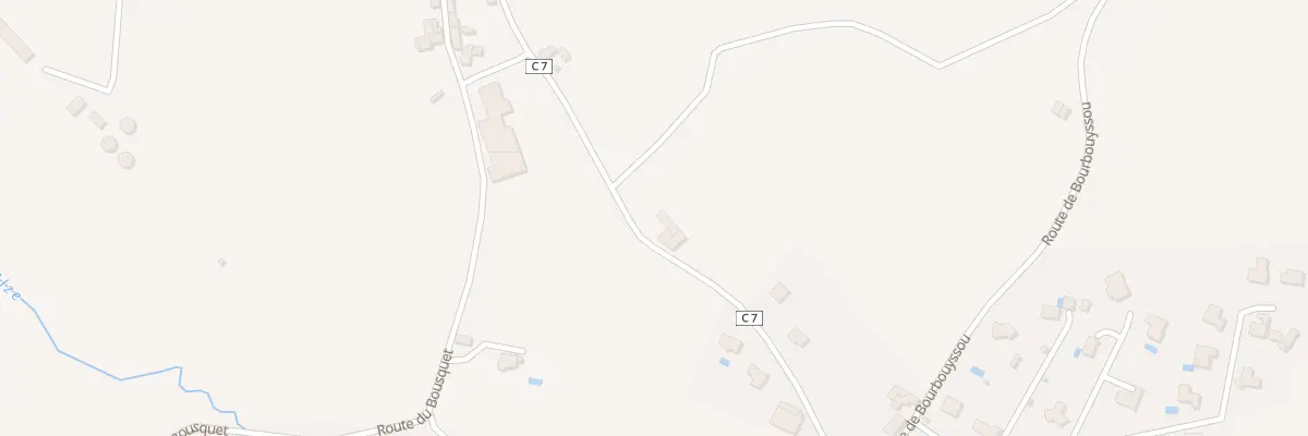 Plan du 5262 Le Bousquet à Rignac