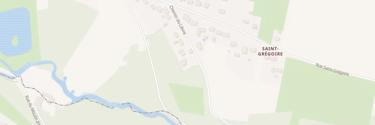 Plan du 14 Chem du Lièvre à Bondaroy
