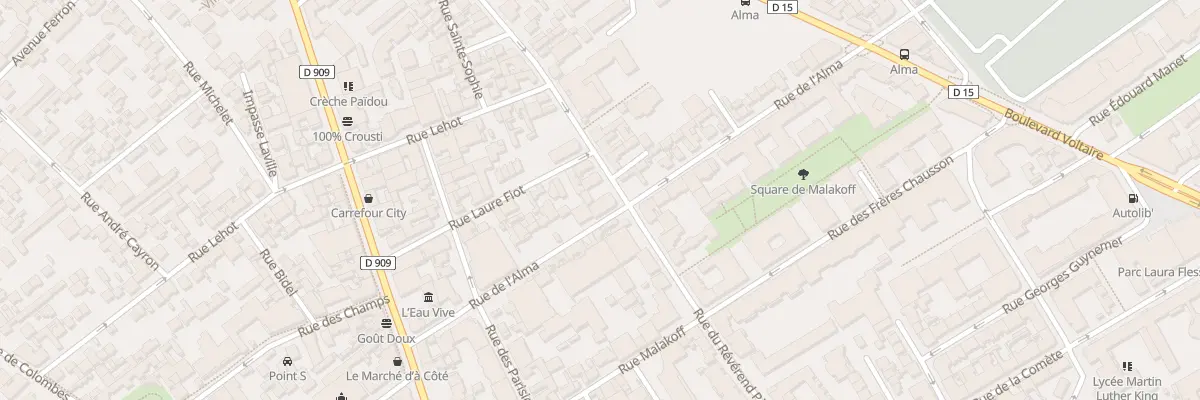 Plan du 59 Rue du R P Ch Gilbert à Asnières-sur-Seine