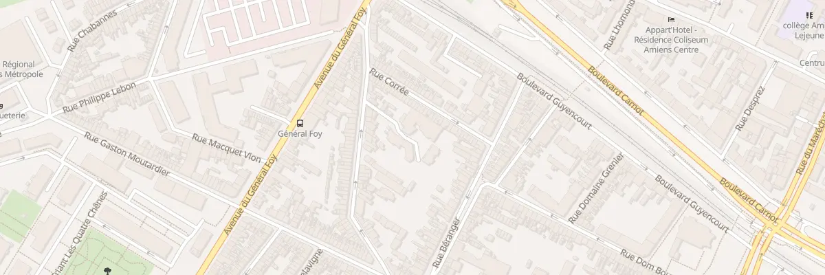 Plan du 33 Rue De Lannoy à Amiens