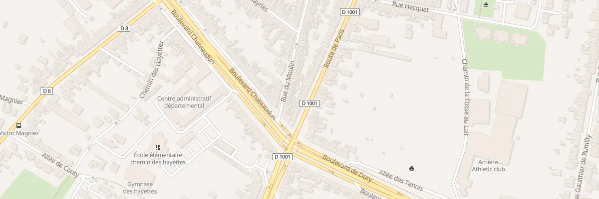 Plan du 384 Rue de Paris à Amiens