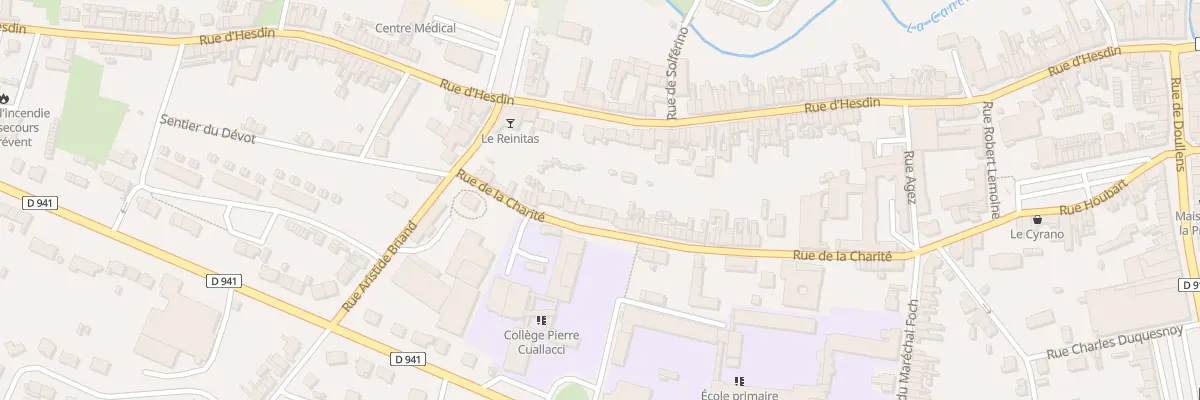 Plan du 46 Rue de Charite à Frévent