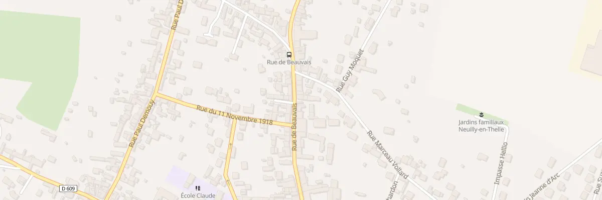 Plan du 28 Rue de Beauvais à Neuilly-en-Thelle