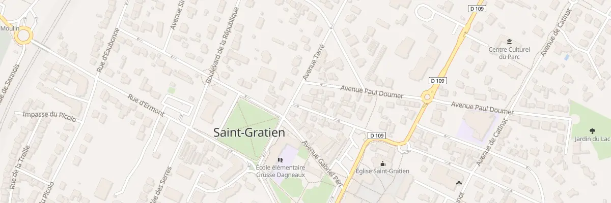 Plan du 1 Rue Soeur Angèle à Saint-Gratien