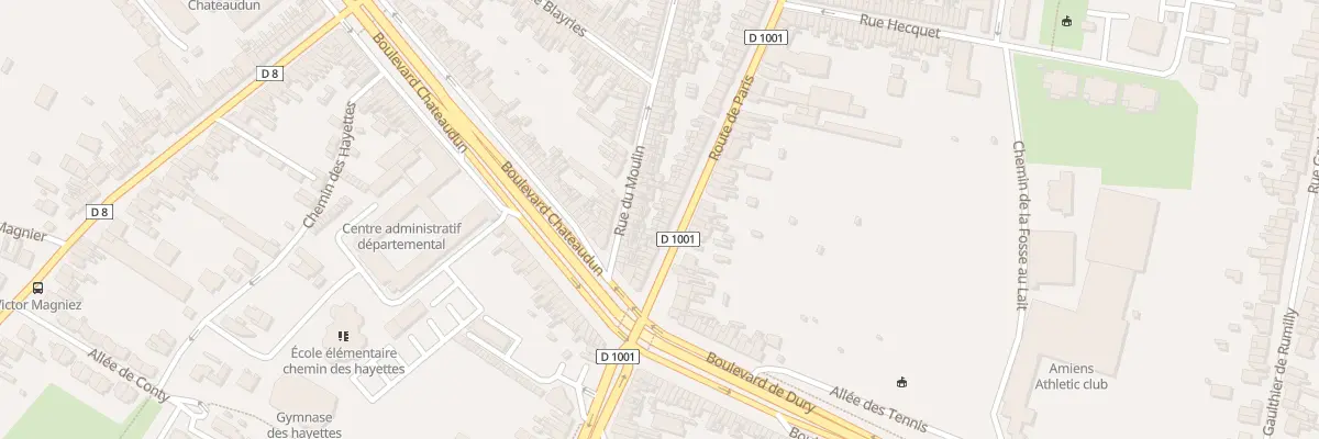 Plan du 380 Rue de Paris à Amiens