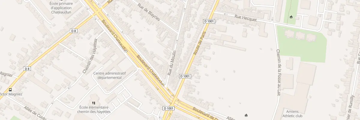 Plan du 155 Rue du Moulin à Amiens