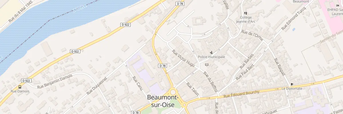 Plan du 11 Rue Victor Hugo à Beaumont-sur-Oise