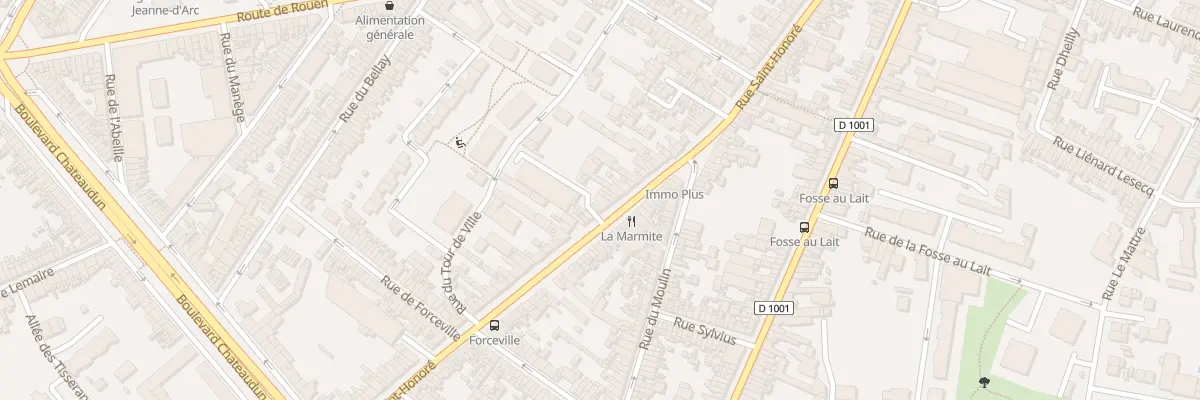Plan du 186 Rue Saint-Honoré à Amiens