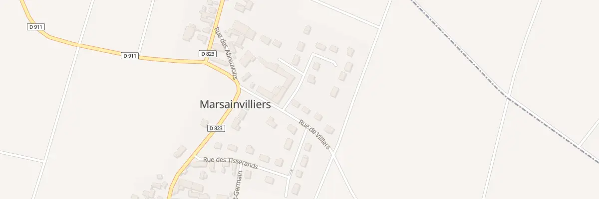 Plan du 9 Rue de Villiers à Marsainvilliers