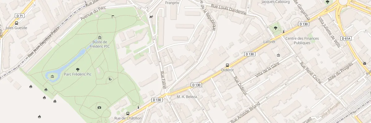 Plan du 48 Rue de la République à Vanves