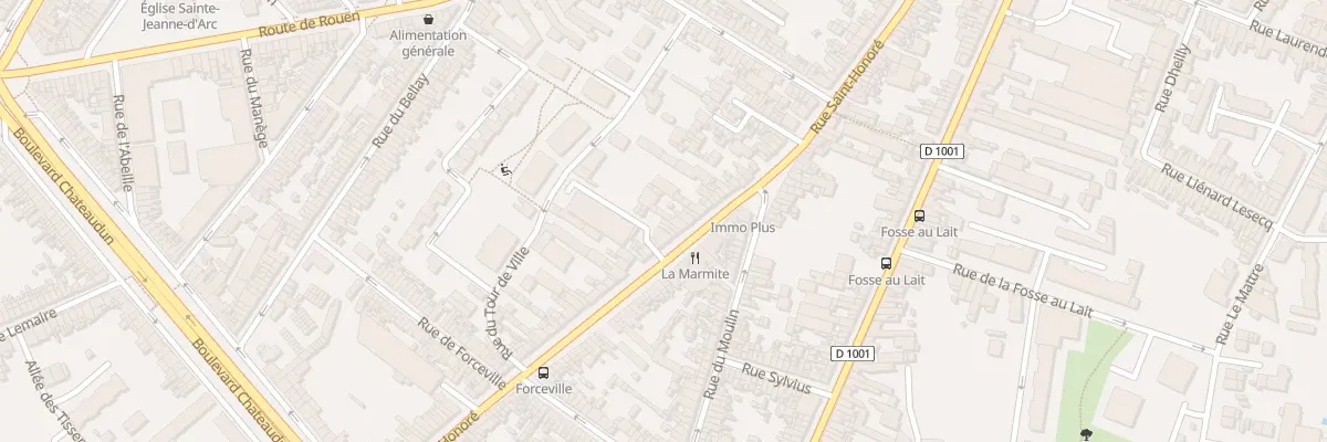 Plan du 180 Rue Saint-Honoré à Amiens