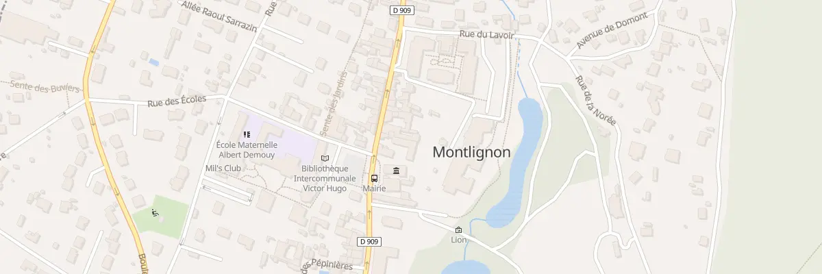 Plan du 16 Rue de Paris à Montlignon