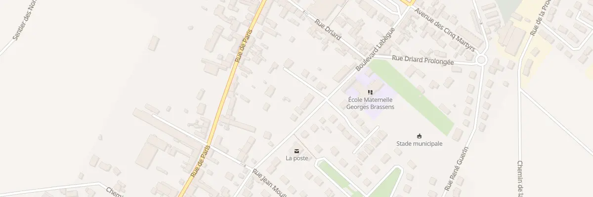 Plan du 30 Bd Lebègue à Neuilly-en-Thelle