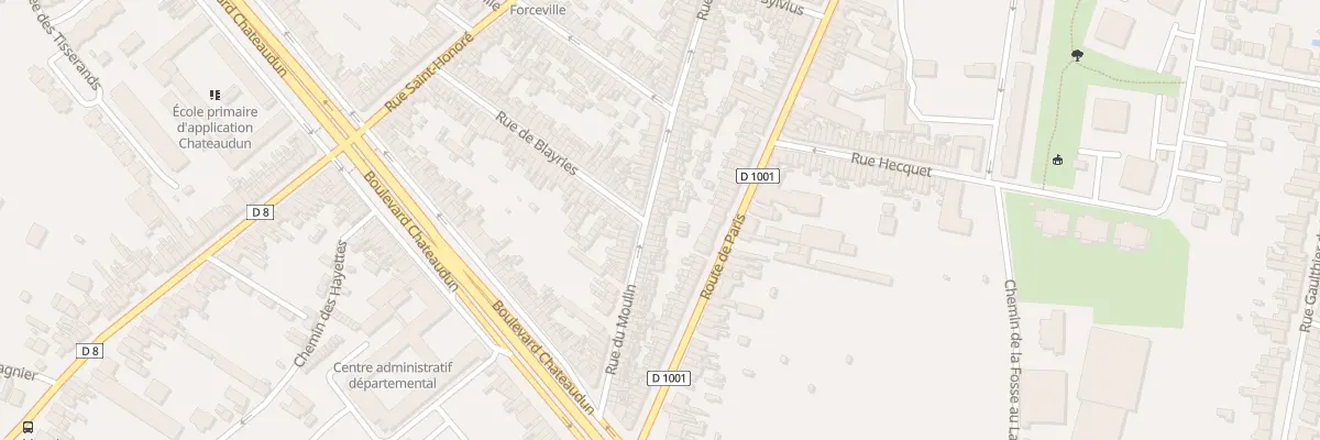 Plan du 121B Rue du Moulin à Amiens