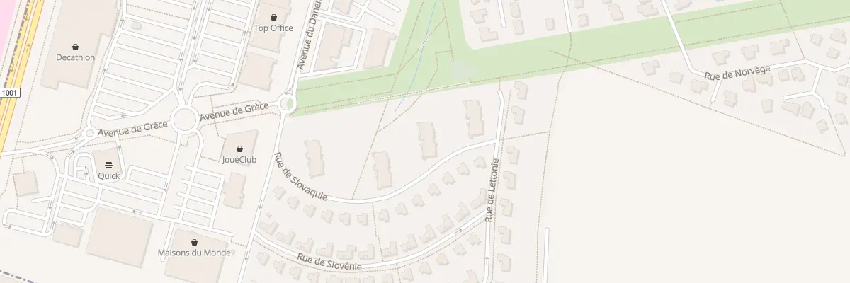 Plan du 11 Rue de Slovaquie à Amiens