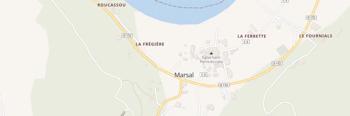 Plan du 1934 Rte de la Vallée à Bellegarde-Marsal
