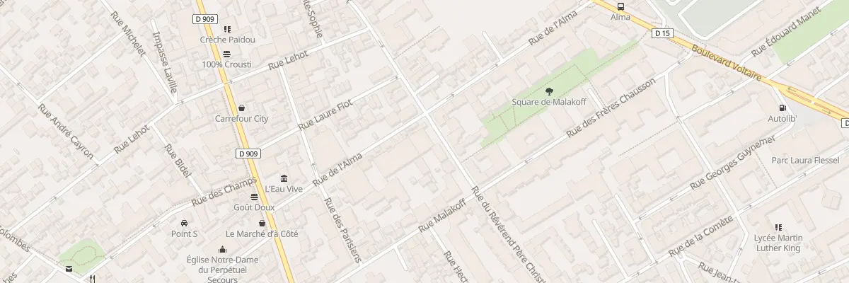 Plan du 55 Rue du R P Ch Gilbert à Asnières-sur-Seine