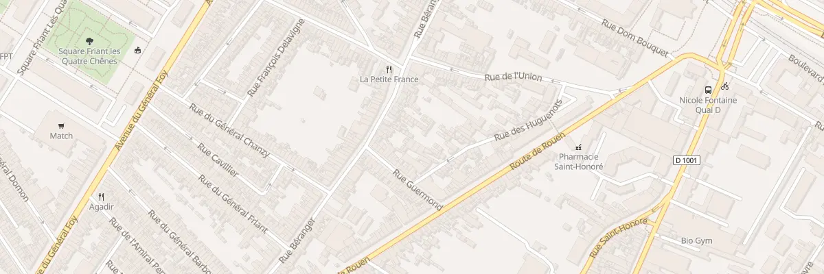 Plan du 137 Rue Béranger à Amiens