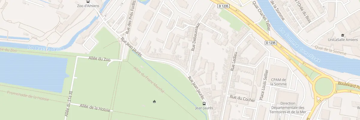 Plan du 90 Rue Jean Jaurès à Amiens