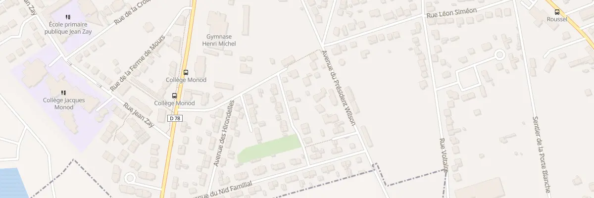 Plan du 5 All des Mésanges à Beaumont-sur-Oise