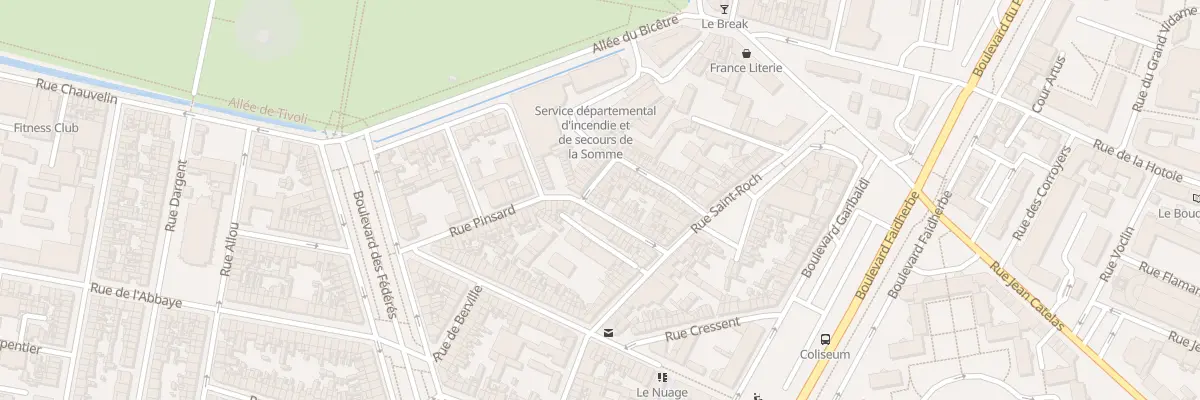 Plan du 36 Rue Pinsard à Amiens