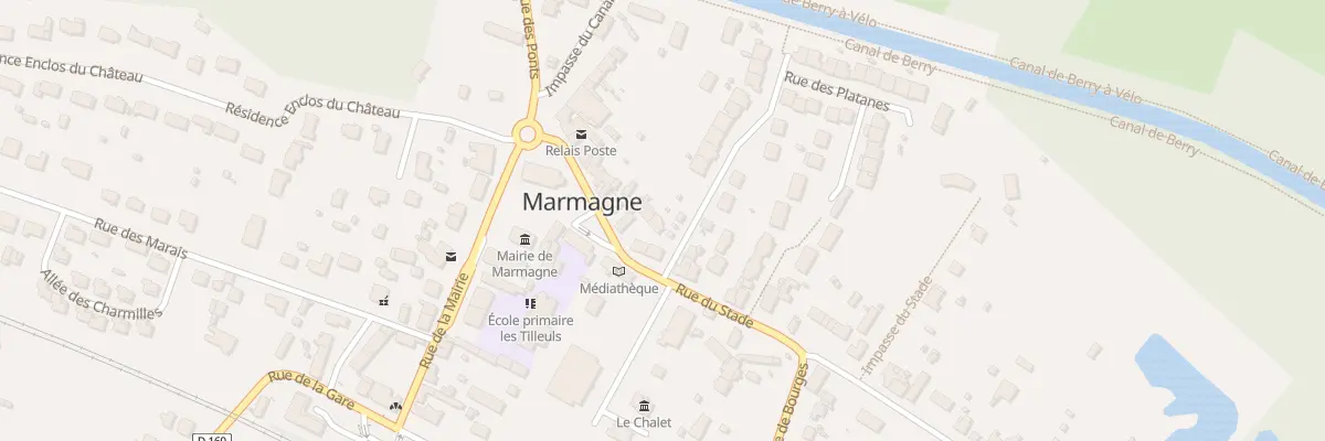 Plan du 29 Pl de L ’Eglise à Marmagne