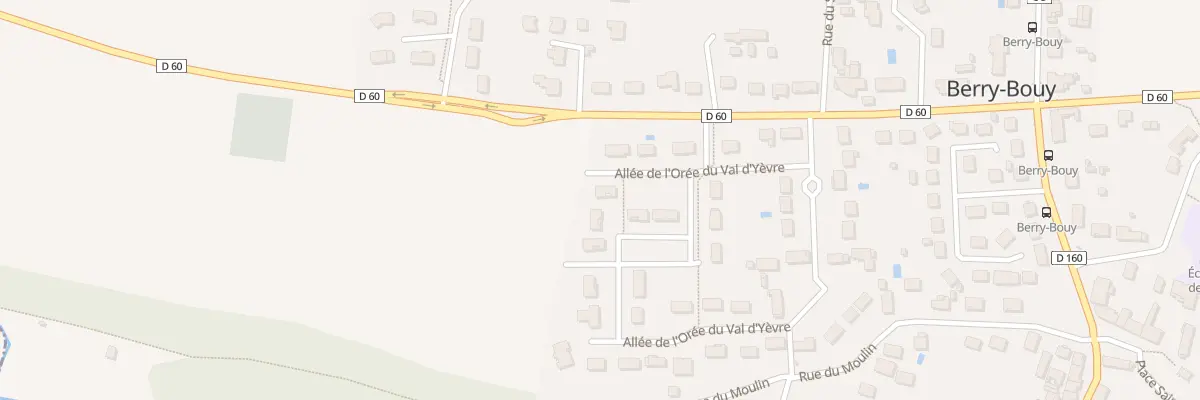 Plan du 19 All de l’Orée du Val d’Yèvre à Berry-Bouy