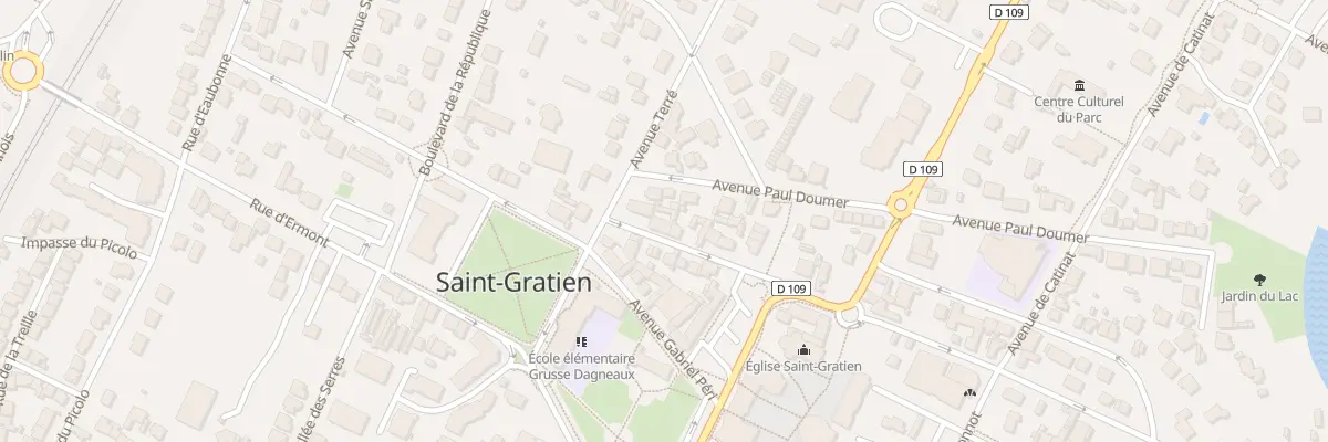 Plan du 3 Rue Soeur Angèle à Saint-Gratien