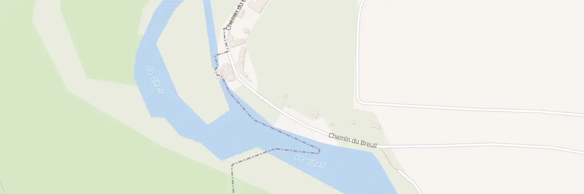 Plan du 86 Chem du Breuil à Lapan