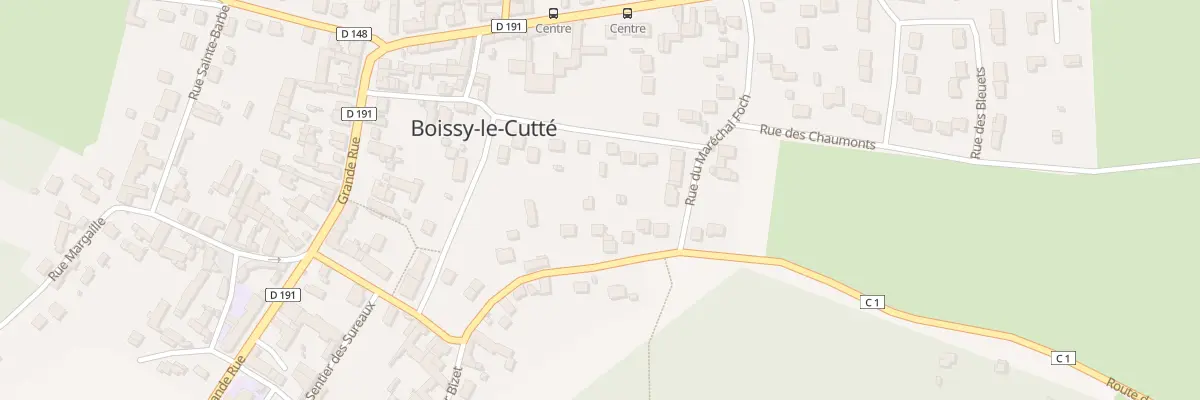 Plan du 25 Rue des Vallées à Boissy-le-Cutté
