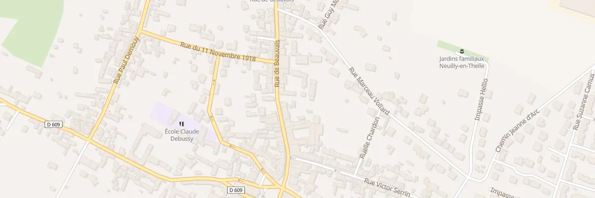 Plan du 20 Rue de Beauvais à Neuilly-en-Thelle