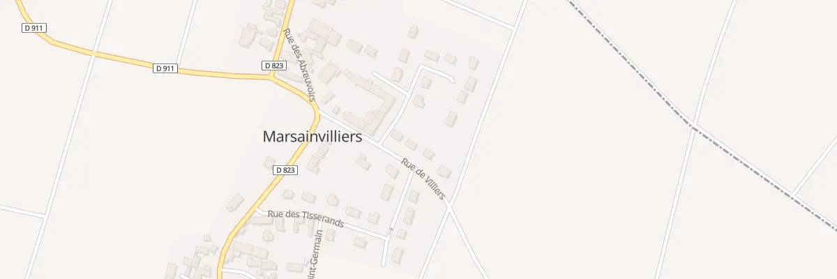 Plan du 5093 Ouches Nord Est à Marsainvilliers