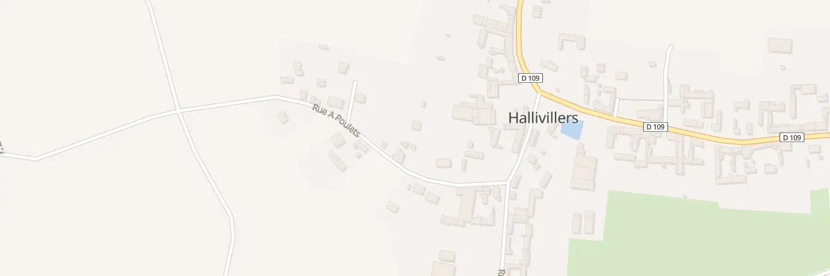 Plan du 6 Rue A Poulet à Hallivillers
