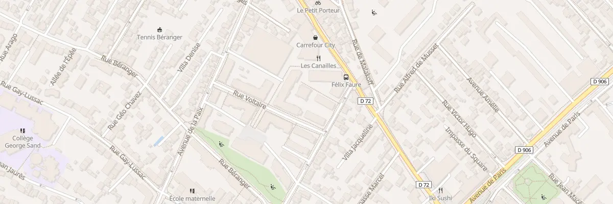 Plan du 2 Bd Félix Faure à Châtillon
