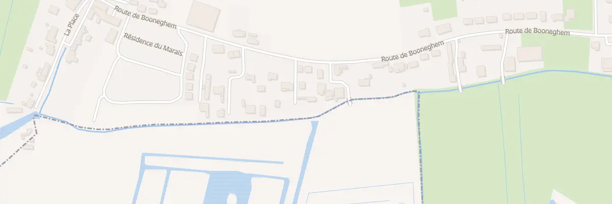 Plan du 22 Rte de Booneghem à Nieurlet