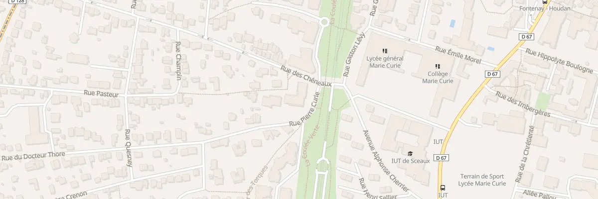 Plan du 3 Rue des Chéneaux à Sceaux