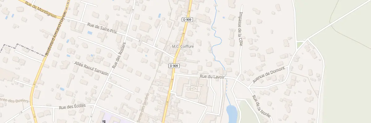 Plan du 32 Rue de Paris à Montlignon